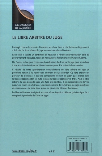 Le libre arbitre du juge