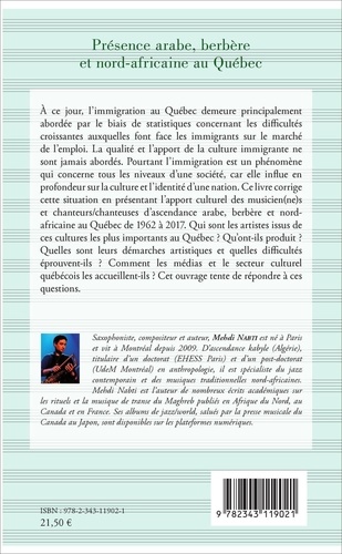 Présence arabe, berbère et nord-africaine au Québec. Cinquante-cinq ans de musiques plurielles (1962-2017)