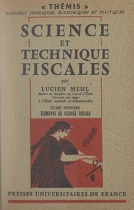 Science et technique fiscales (1)