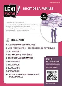 Droit de la famille