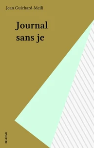 Journal sans je