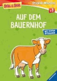 Mein Ravensburger Sticker-Malspaß: Auf dem Bauernhof.