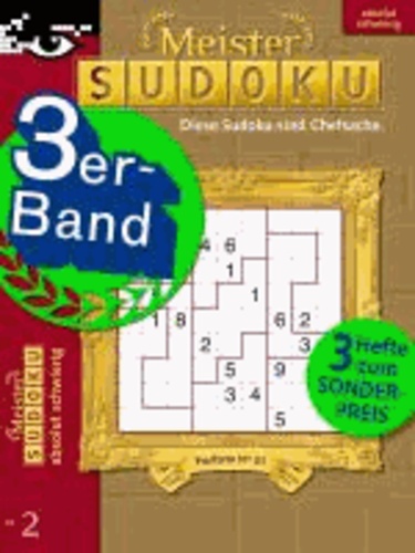 Meister-Sudoku 3er-Band Nr. 2.