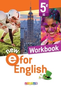 Mélanie Herment et Pascaline Gouyette - Anglais 5e A2 New E for English - Workbook.