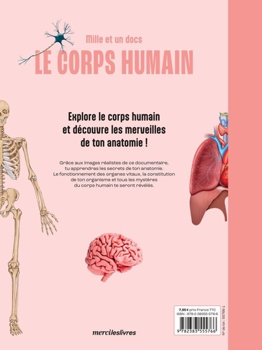 Le corps humain. Mille et un docs Inclus : un poster recto verso !