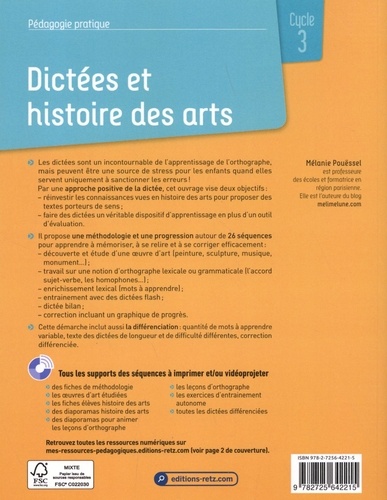Dictées et histoire des arts Cycle 3