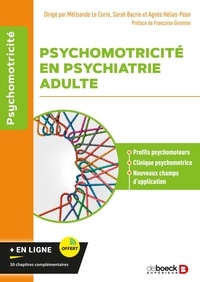 Mélisande Le Corre et Sarah Bacrie - Psychomotricité en psychiatrie adulte.