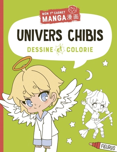 Univers chibis. Dessine et colorie