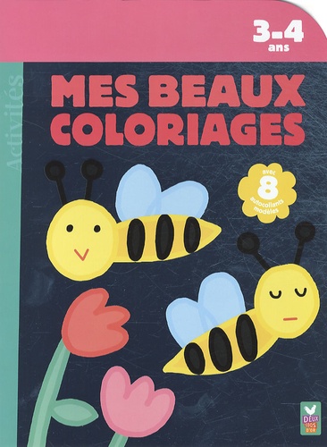 Mélusine Allirol et Marion Piffaretti - Mes beaux coloriages - 3-4 ans.