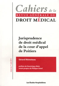 Jurisprudence de droit médical de la cour d'appel de Poitiers
