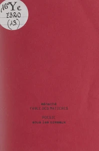 Fable des matières