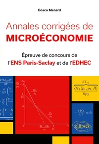 Annales corrigées de microéconomie