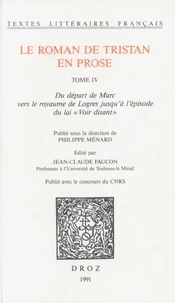 Le roman de Tristan en prose