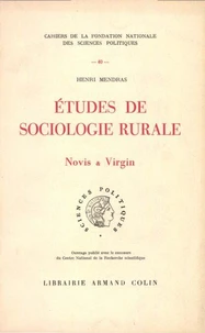 Etudes de sociologie rurale