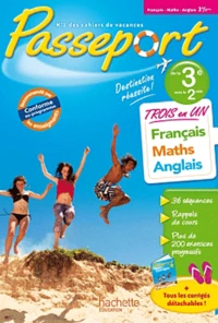 Français-Maths-Anglais de la 3e vers la 2e