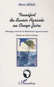 Le transfer du savoir agricole au Congo-Zaïre