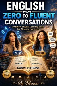 English From Zero to Fluent Conversations  Complete English Learning Book for Absolute Beginners