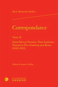 Correspondance