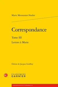 Correspondance