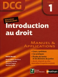 Introduction au droit DCG Epreuve 1