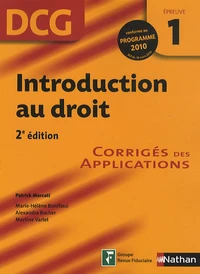 Introduction au droit,  épreuve 1 DCG