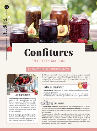 Confitures recettes maison. Le paradis des gourmands