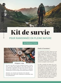  Merci les livres - Kit de survie - Pour randonnée en pleine nature.