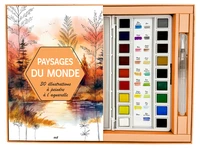 Paysages du monde, 30 illustrations à peindre en aquarelle