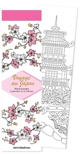  Merci les livres - Voyage au Japon - Marque-pages à peindre ou à colorier.