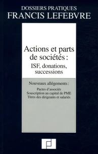 Actions et parts de sociétés