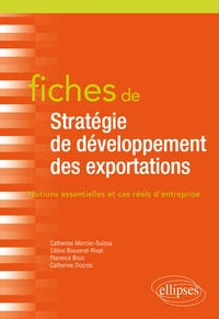 Fiches de stratégie de développement des exportations