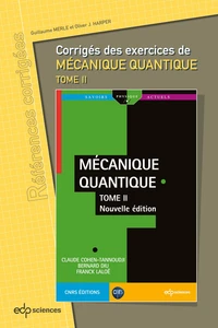 Corrigés des exercices de mécanique quantique