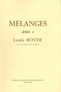 Mélanges dédiés à Louis Boyer