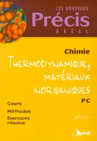 Chimie Pc. Thermodynamique, Materiaux Inorganiques