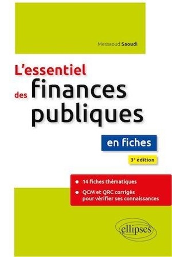 L'essentiel des finances publiques en fiches 3e édition