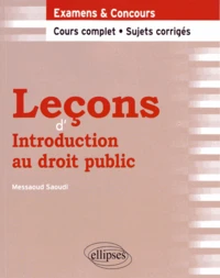 Leçons d'Introduction au droit public