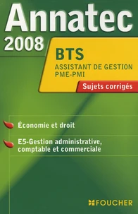 Epreuves professionnelles BTS assistant de gestion PME-PMI