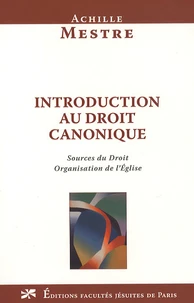 Introduction au droit canonique