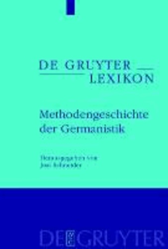 Methodengeschichte der Germanistik.