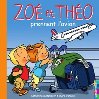 Zoé et Théo prennent l'avion