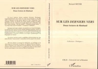 Sur les derniers vers