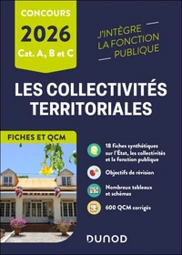Les collectivités territoriales en fiches et QCM - 2026