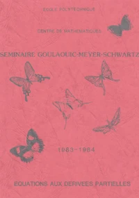 Seminaire Goulaouic - Meyer - Schwartz