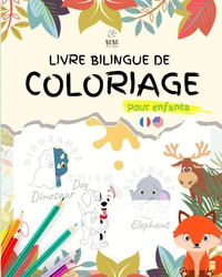 Livre bilingue de coloriage