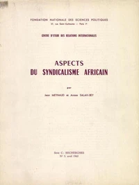 Aspects du syndicalisme africain
