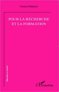 Pour la recherche et la formation
