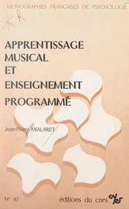 Apprentissage musical et enseignement programmé