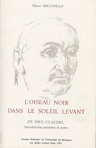 L'oiseau noir dans Le Soleil levant de Paul Claudel