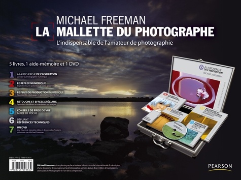 Michael Freeman - La mallette du photographe - 5 livres, 1 aide-mémoire. 1 DVD