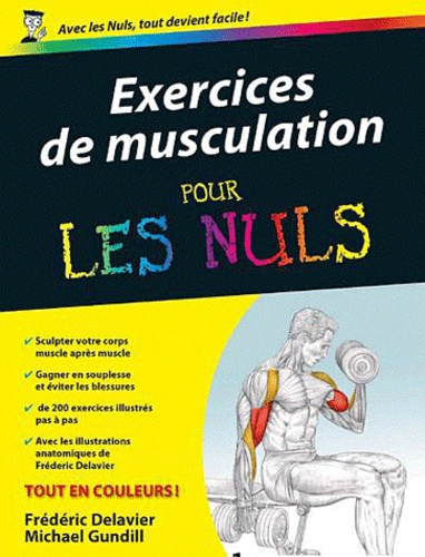 Exercices de musculation pour les nuls de Michael Gundill - Grand